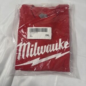 VTG Milwaukee Tools Shirt Men 2XL Red